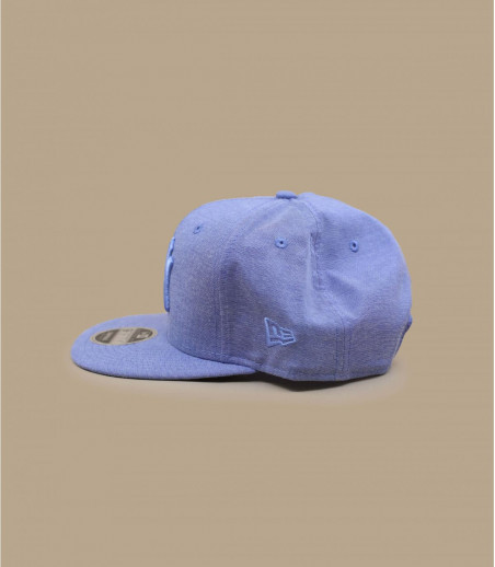 snapback NY azul claro